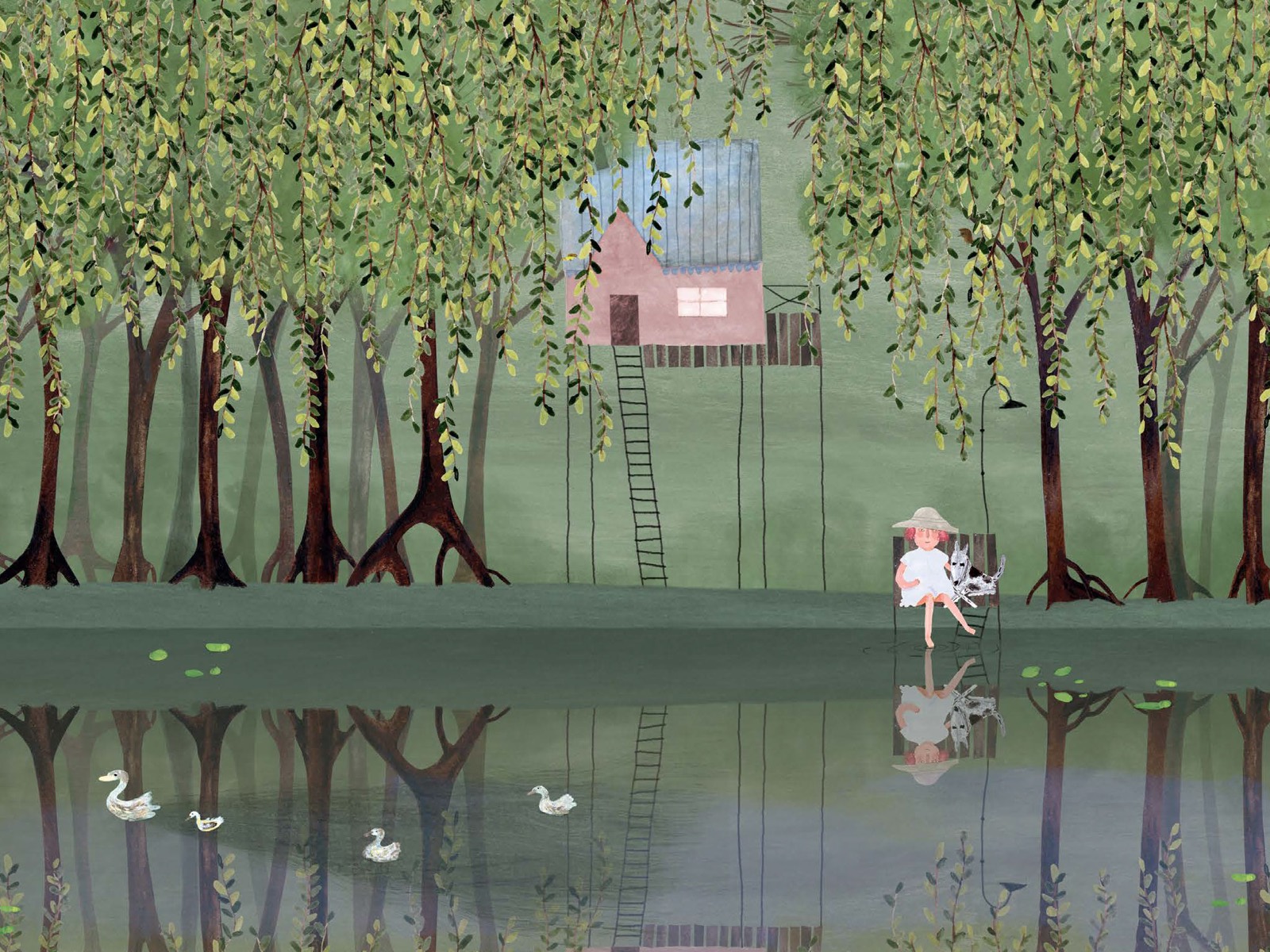 App La Isla para iPad: página de verano del libro animada